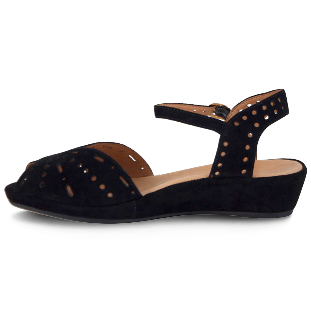 L'Amour Des Pieds Women's Brenn Black Suede - 324335 - Tip Top Shoes of New York