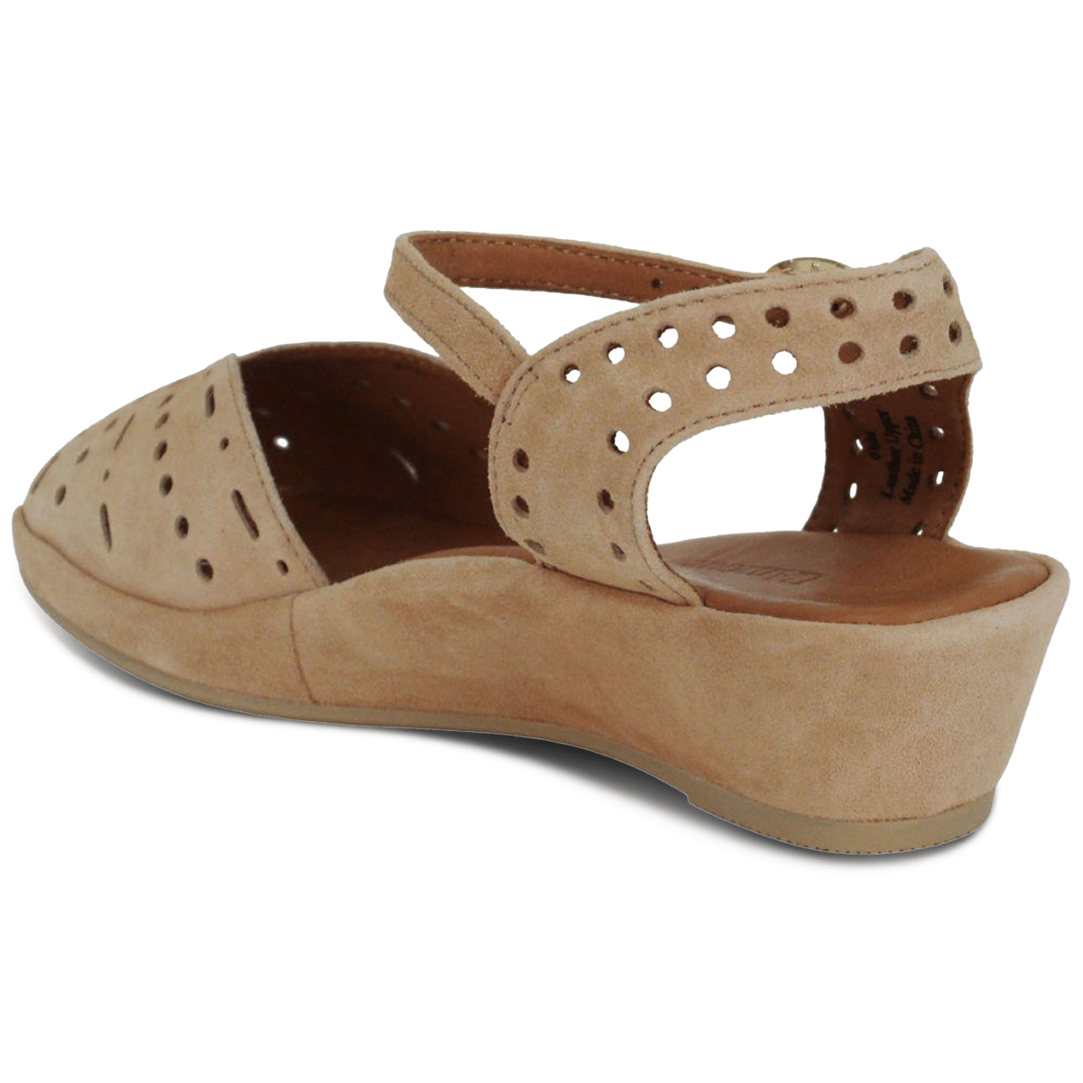 L'Amour Des Pieds Women's Brenn Cognac Suede - 324357 - Tip Top Shoes of New York