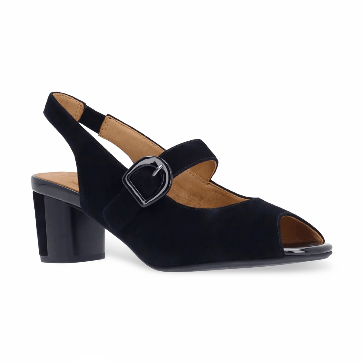 L'Amour Des Pieds Women's Merryn Black Kidsuede - 9022718 - Tip Top Shoes of New York