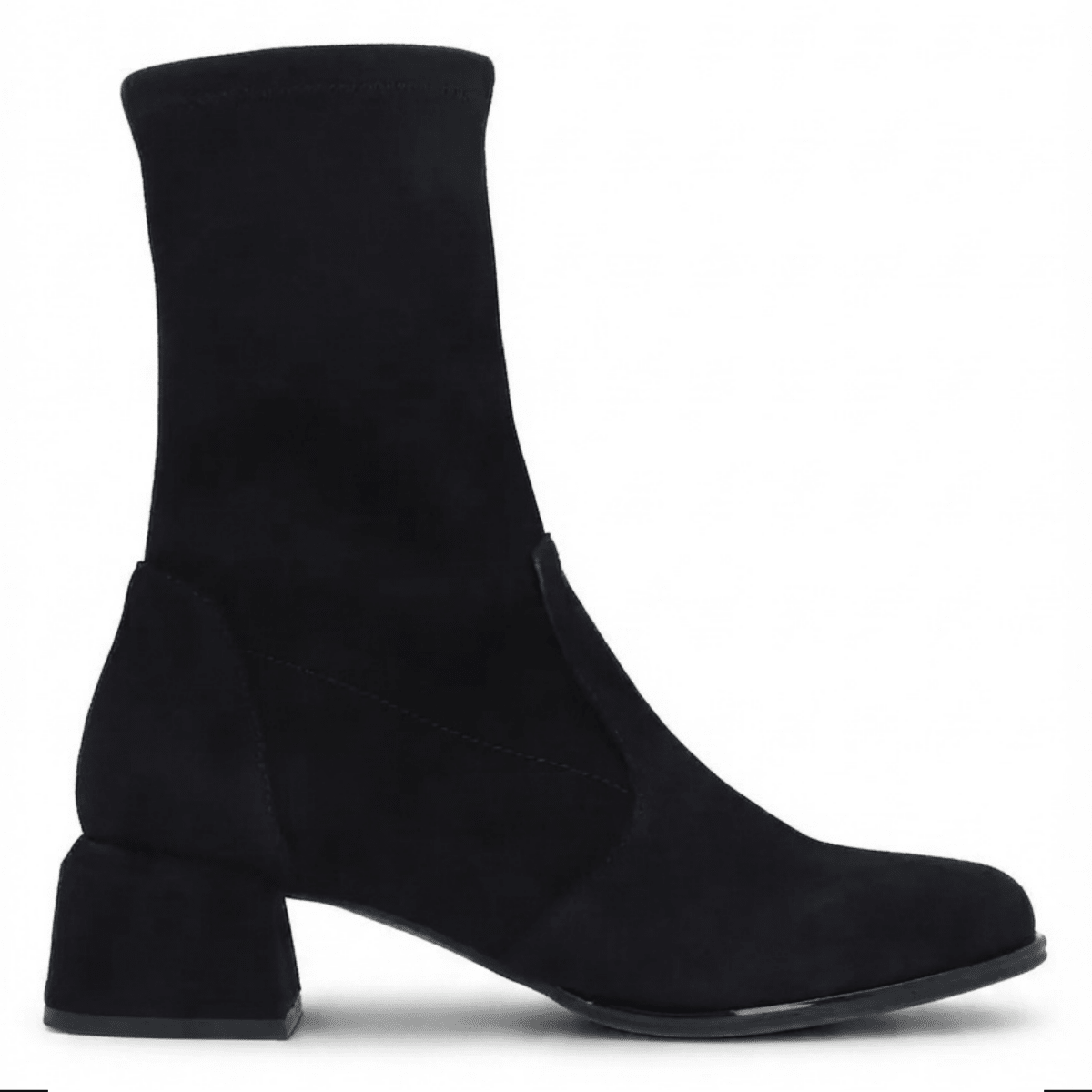 LAmour Des Pieds Women's Nyvani Black Stretch Suede - 9035135 - Tip Top Shoes of New York