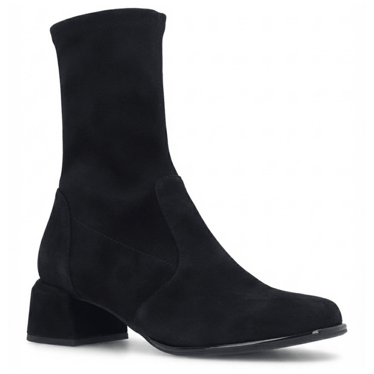 LAmour Des Pieds Women's Nyvani Black Stretch Suede - 9035135 - Tip Top Shoes of New York