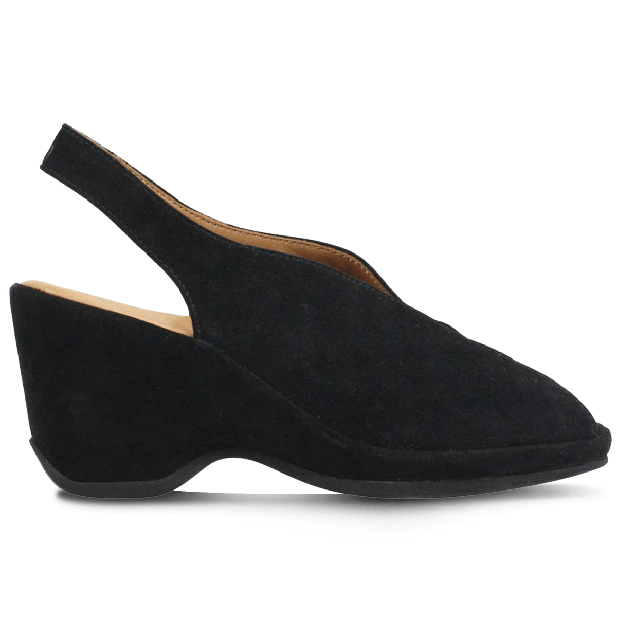 L'Amour Des Pieds Women's Odetta Black Suede - 354291 - Tip Top Shoes of New York
