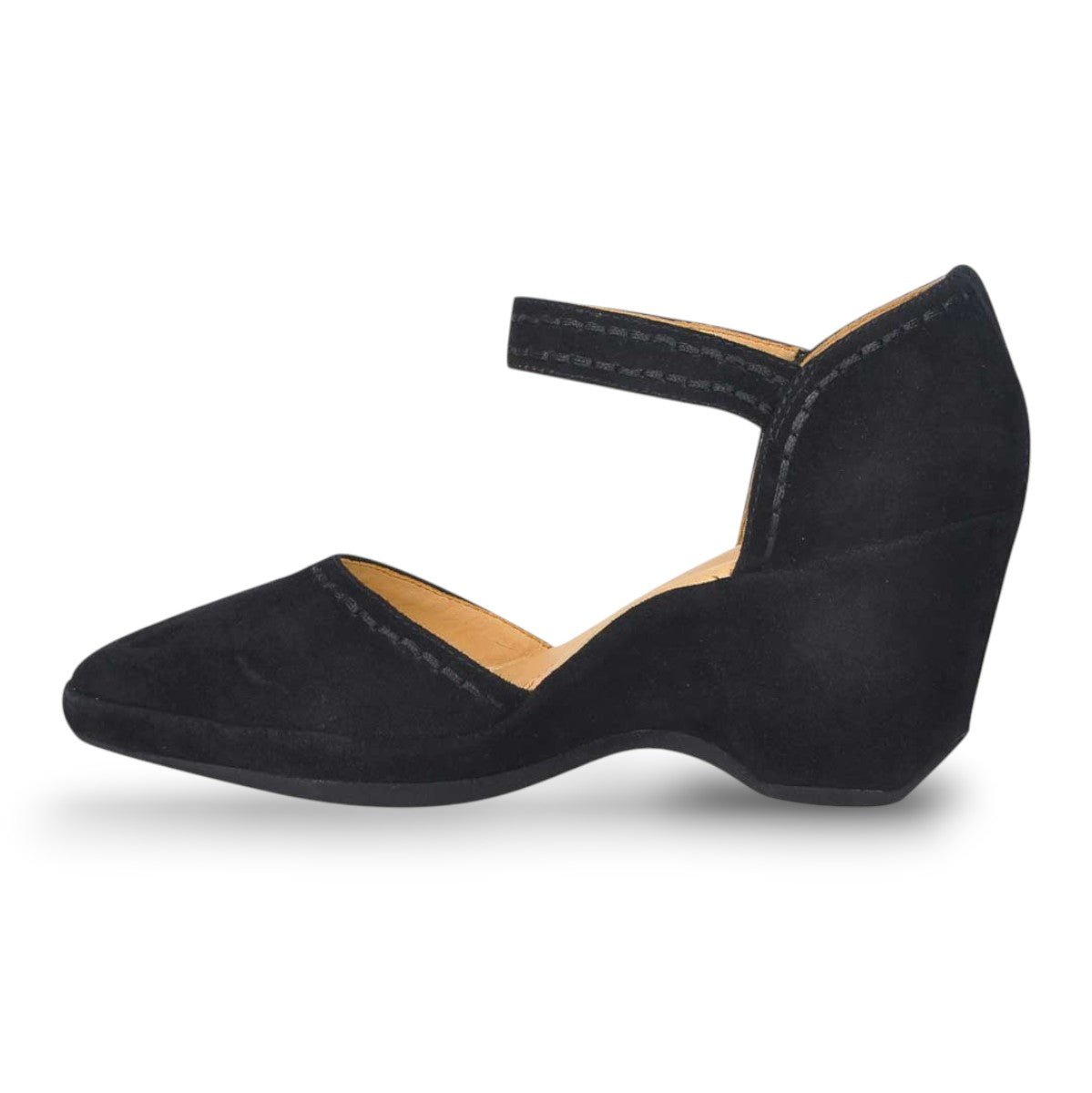 L'Amour Des Pieds Women's Orva Black Suede - 903747 - Tip Top Shoes of New York
