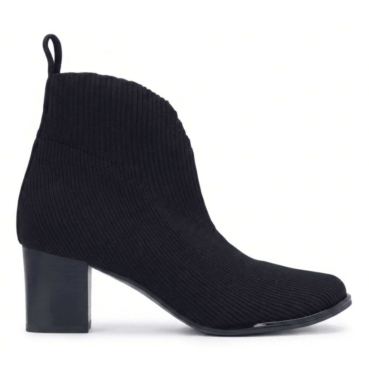 L'Amour Des Pieds Women's Phinn Black Stretch Knit - 9035148 - Tip Top Shoes of New York
