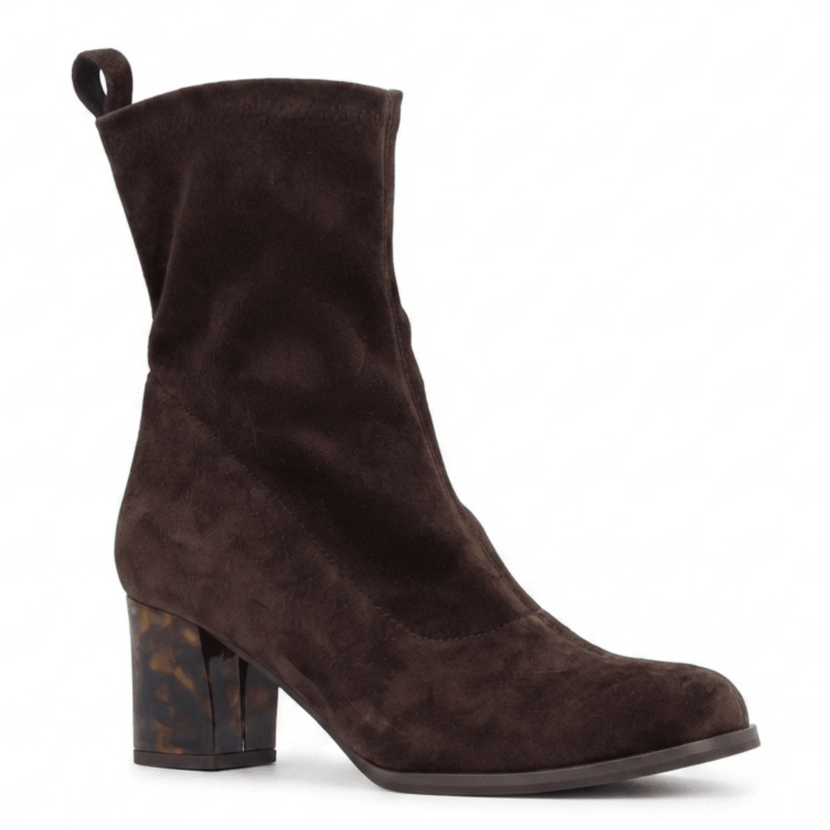 L'Amour Des Pieds Women's Picarus Chocolate Stretch Suede - 9035161 - Tip Top Shoes of New York