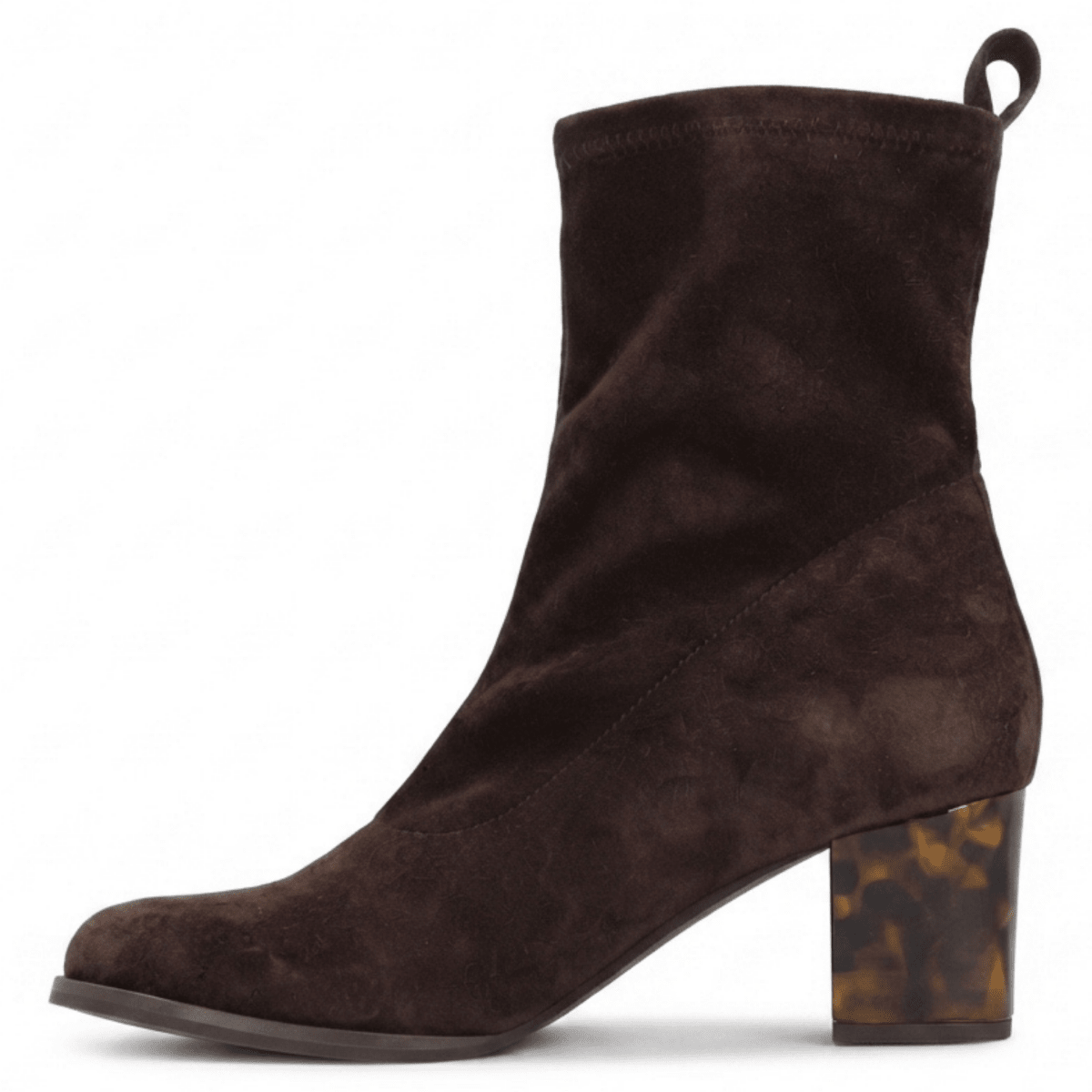 L'Amour Des Pieds Women's Picarus Chocolate Stretch Suede - 9035161 - Tip Top Shoes of New York