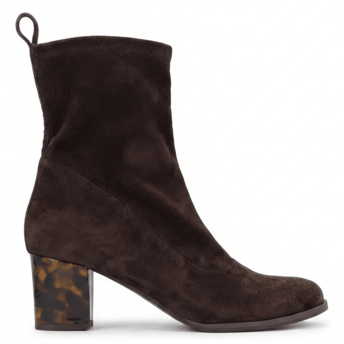 L'Amour Des Pieds Women's Picarus Chocolate Stretch Suede - 9035161 - Tip Top Shoes of New York