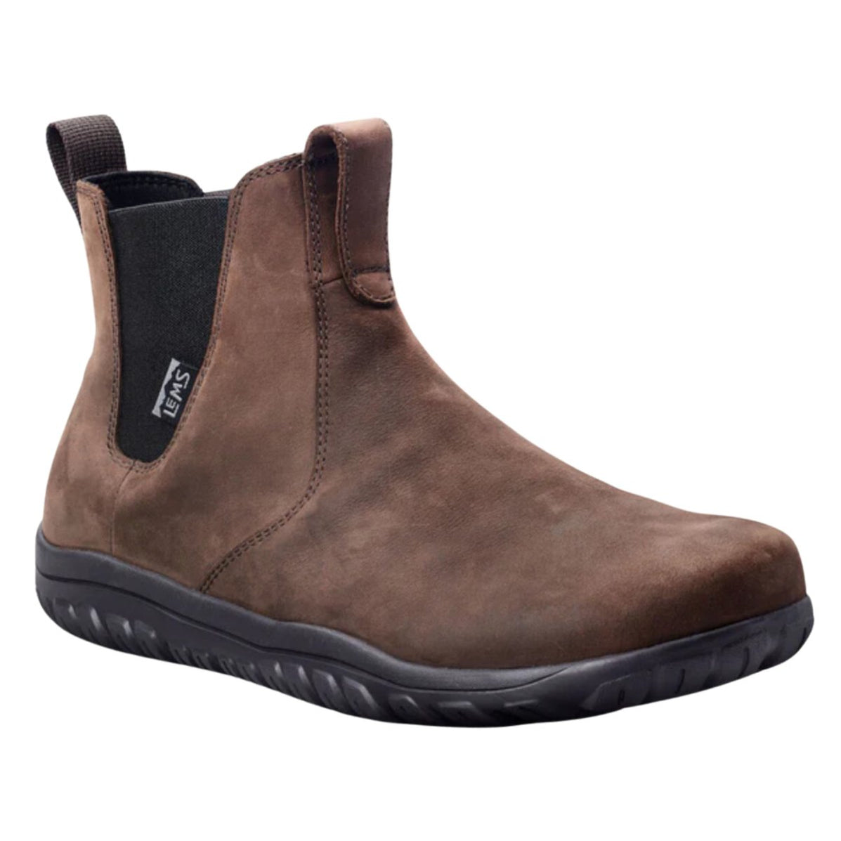 Lems Men's Chelsea Boot Espresso Leather Waterproof — Tip Top Shoes of