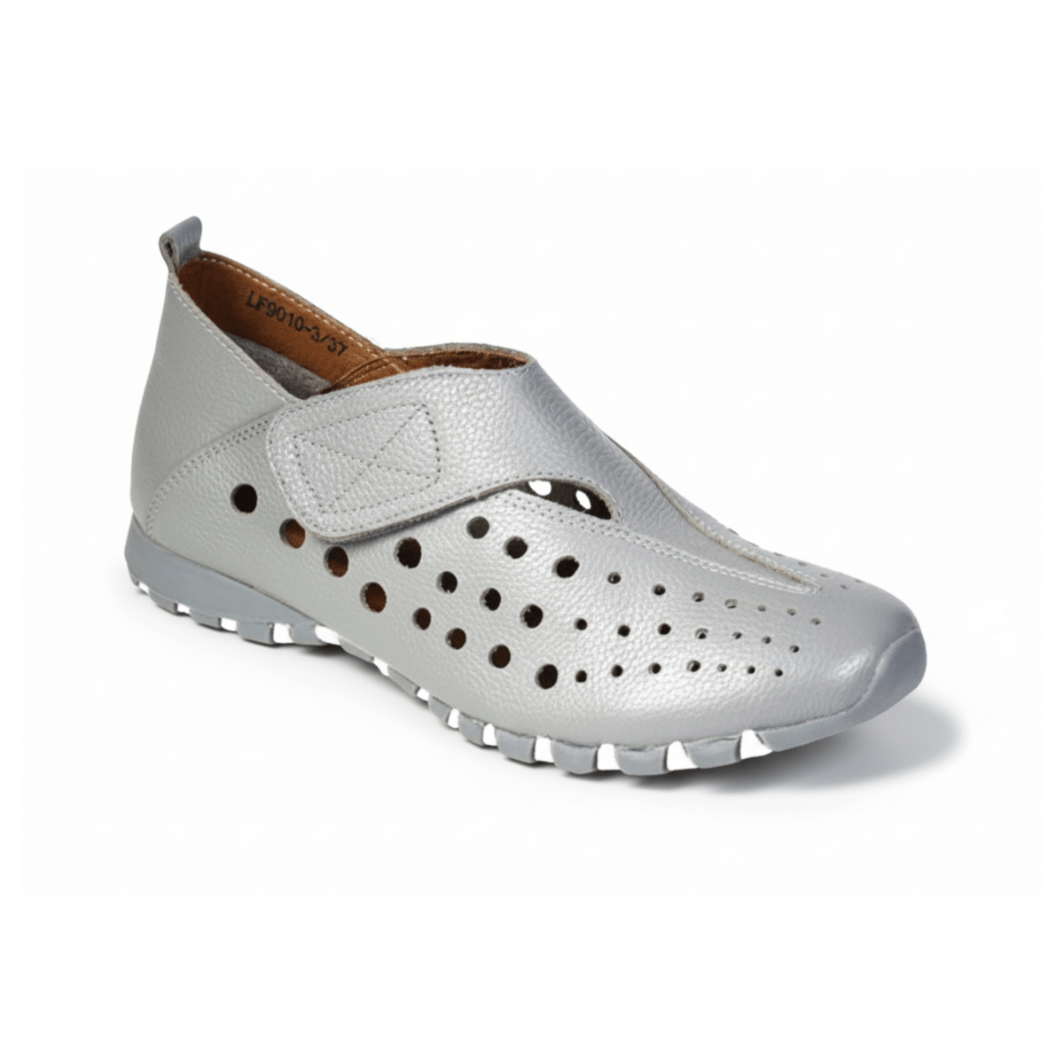 Litfoot Women's LF9010 - 3 Grey Leather - 3002531 - Tip Top Shoes of New York