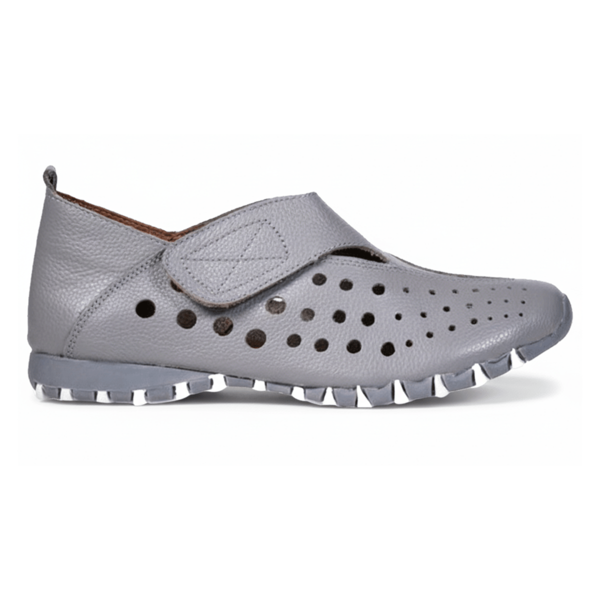 Litfoot Women's LF9010 - 3 Grey Leather - 3002531 - Tip Top Shoes of New York