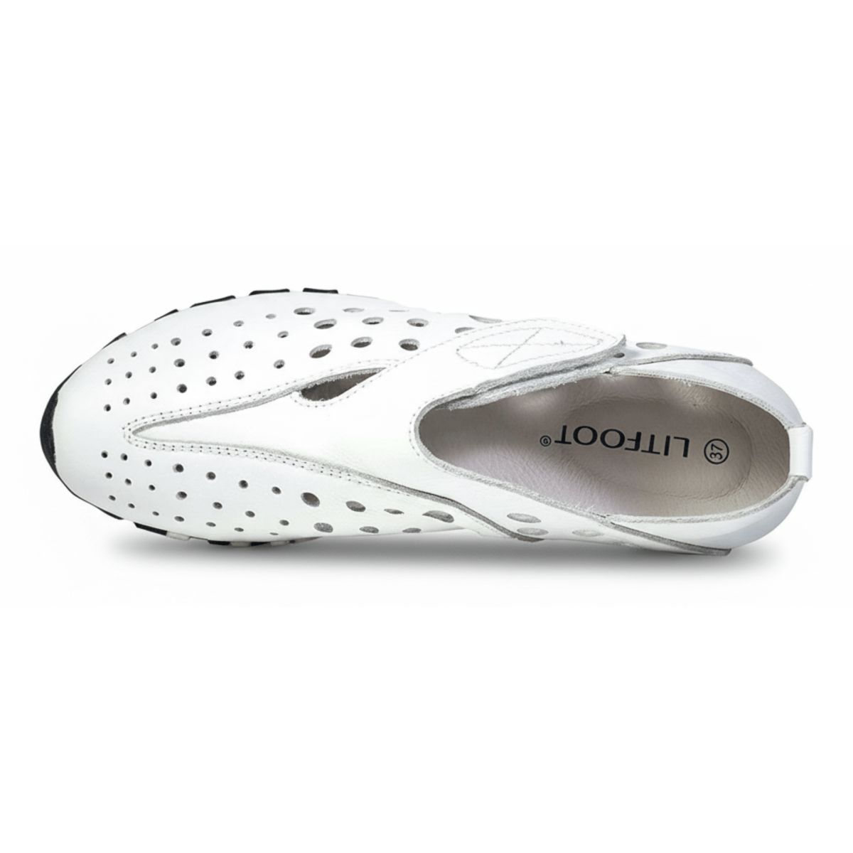 Litfoot Women's LF9010 - 3 White Leather - 991953 - Tip Top Shoes of New York