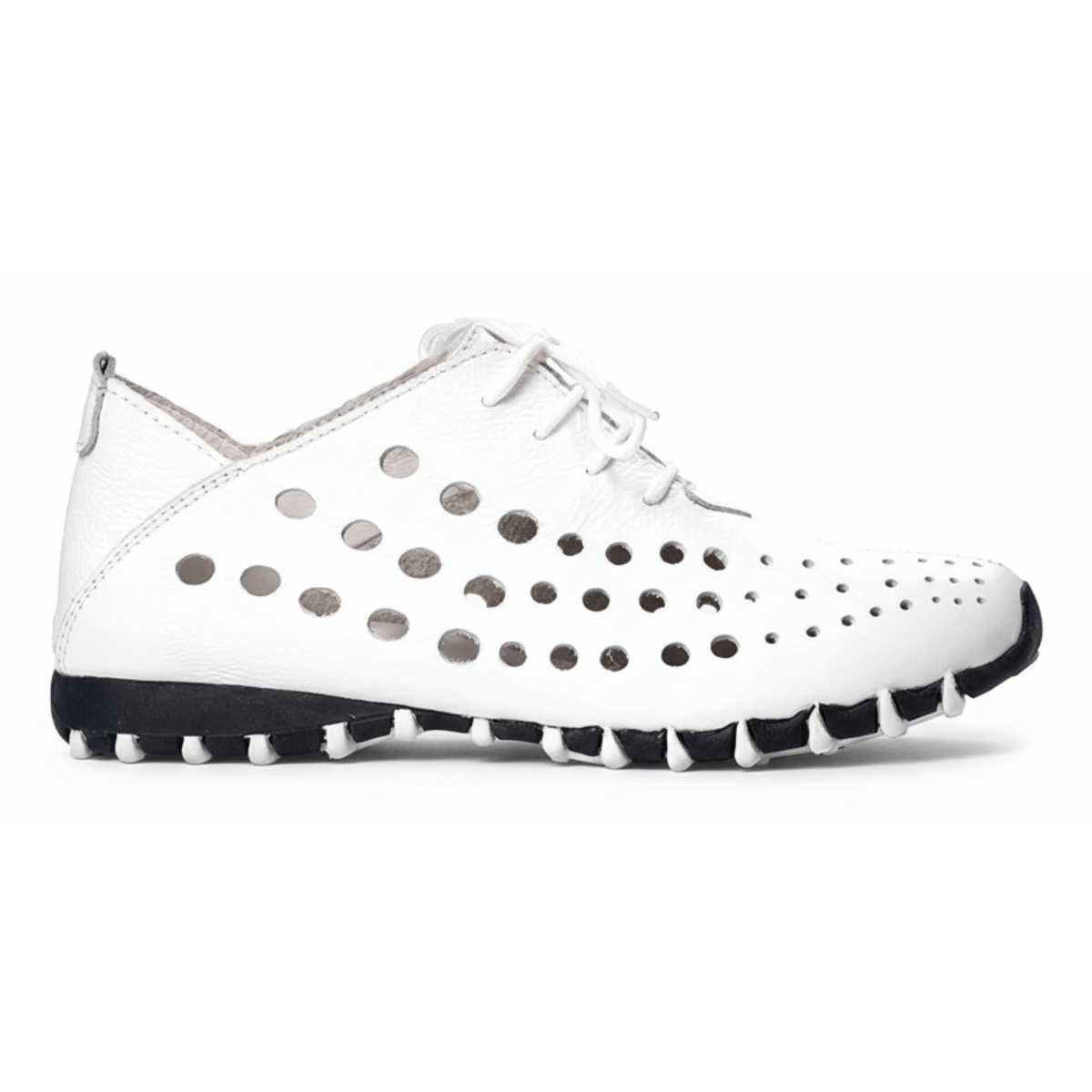 Litfoot Women's Oxford LF9010 White Leather - 3003708 - Tip Top Shoes of New York