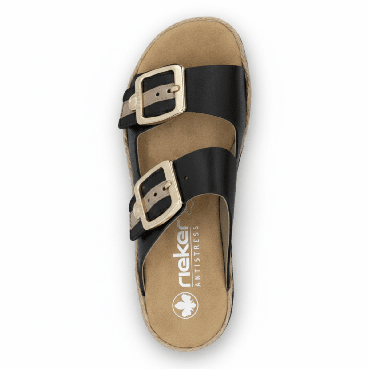 lRieker Women's V7955 - 00 Regina Black/Nude Leather - 9028551 - Tip Top Shoes of New York