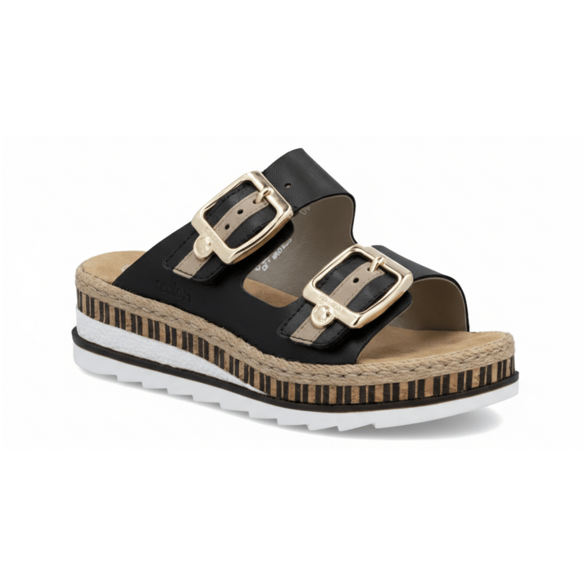 lRieker Women's V7955 - 00 Regina Black/Nude Leather - 9028551 - Tip Top Shoes of New York