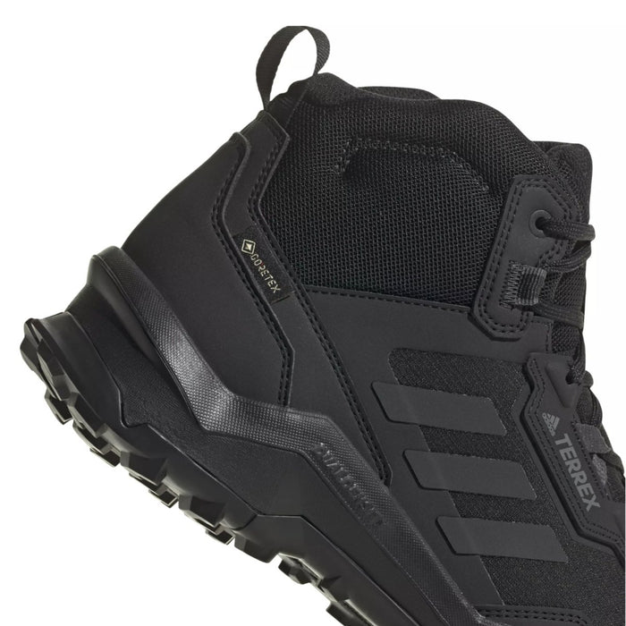 Men's Adidas Terrex AX4 Mid Gore - Tex Core Black/Carbon/Grey Four - 10050685 - Tip Top Shoes of New York