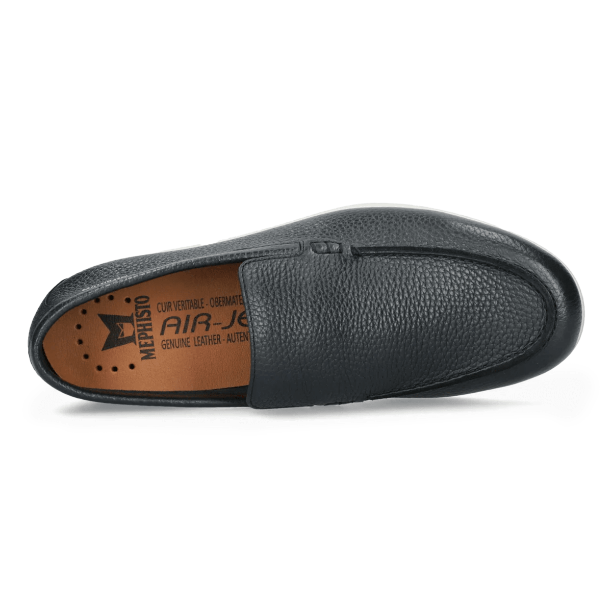 Mephisto Men's Valner Navy Oregon Leather - 9029225 - Tip Top Shoes of New York