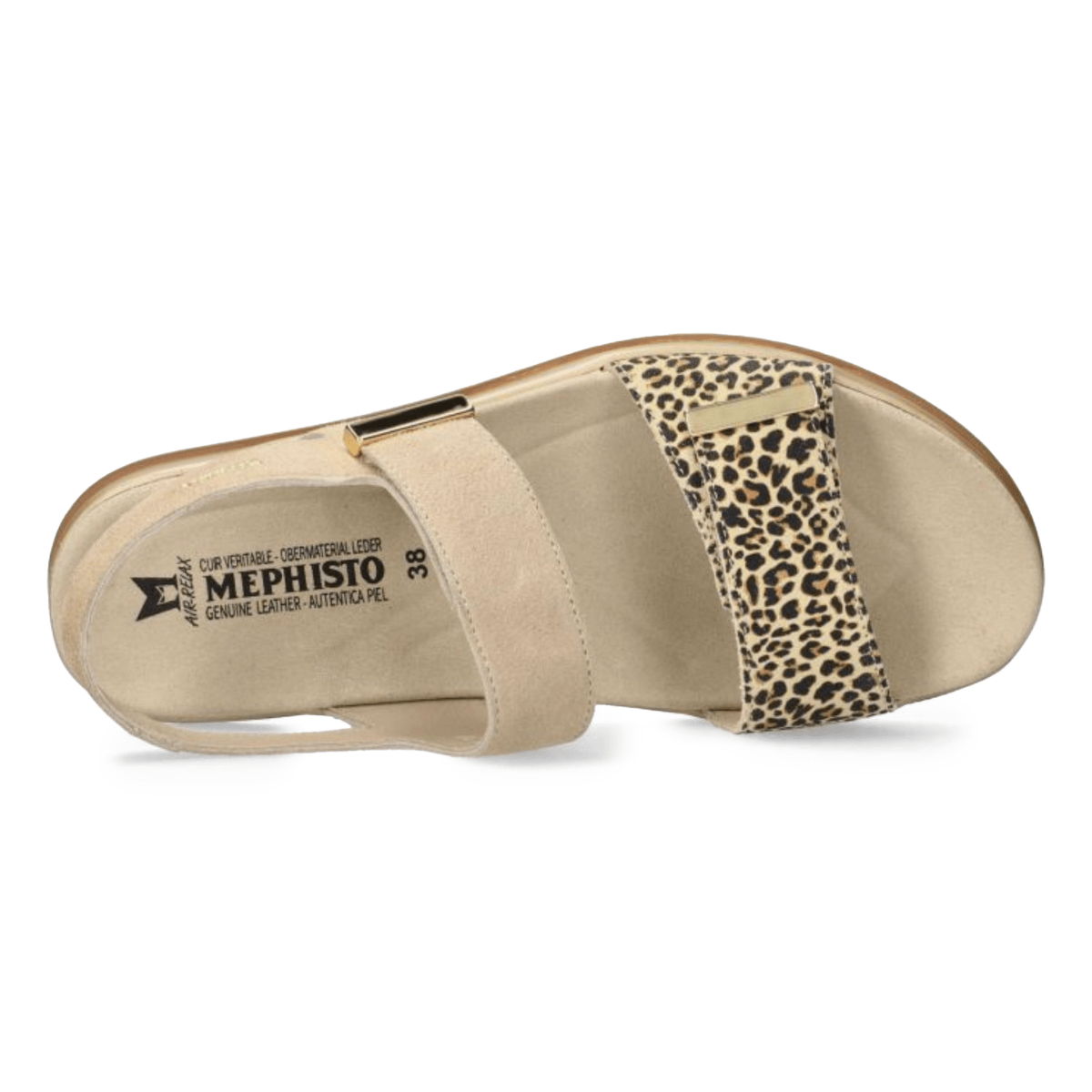 Mephisto Women's Dominica Light Sand/Leopard - 9021290 - Tip Top Shoes of New York