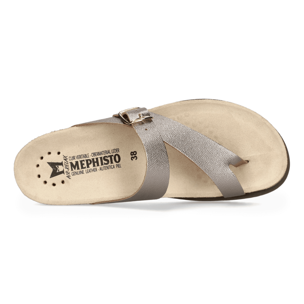 Mephisto Women's Helen Metallic Platinum Odysee - 9029122 - Tip Top Shoes of New York