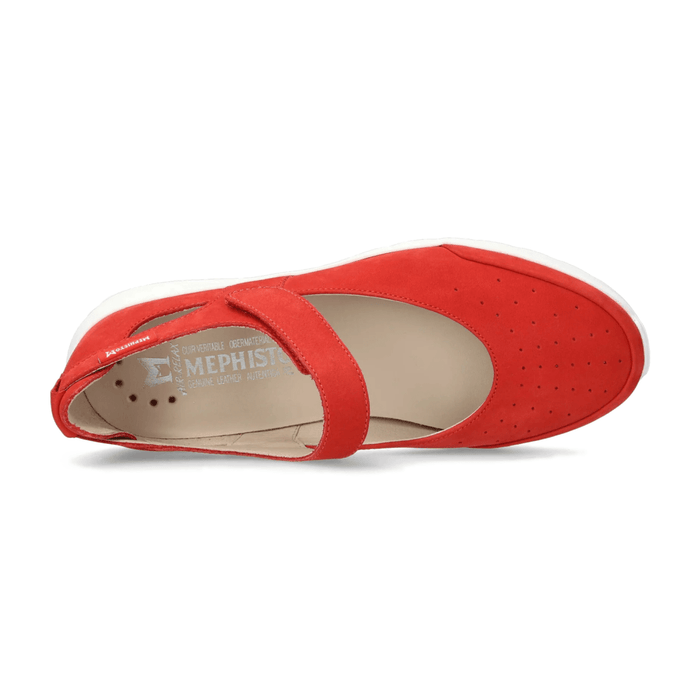 Mephisto Women's Marsia Scarlet Nubuck - 9021217 - Tip Top Shoes of New York