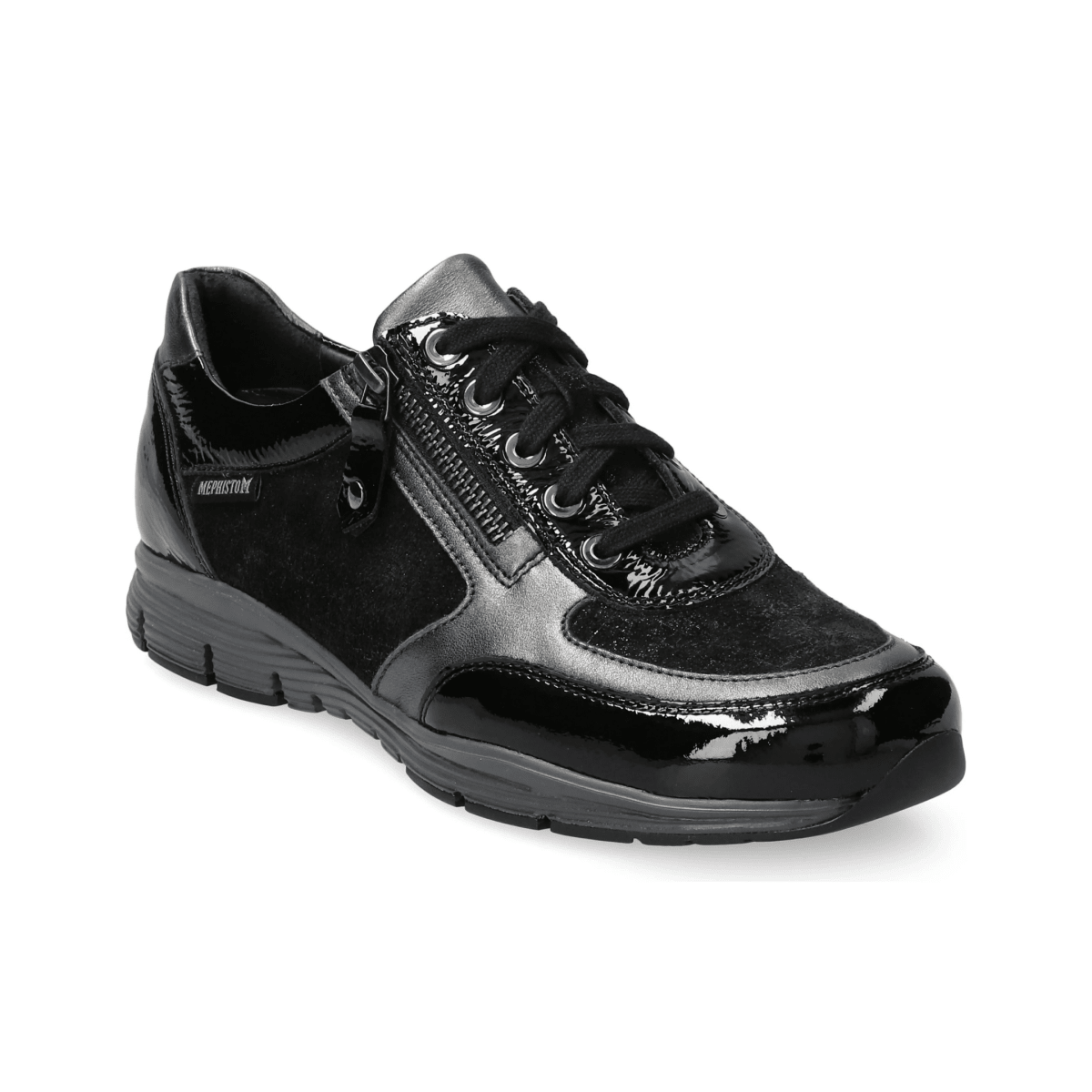Mephisto Women's Ylona Black Vernis Leather - 9035760 - Tip Top Shoes of New York
