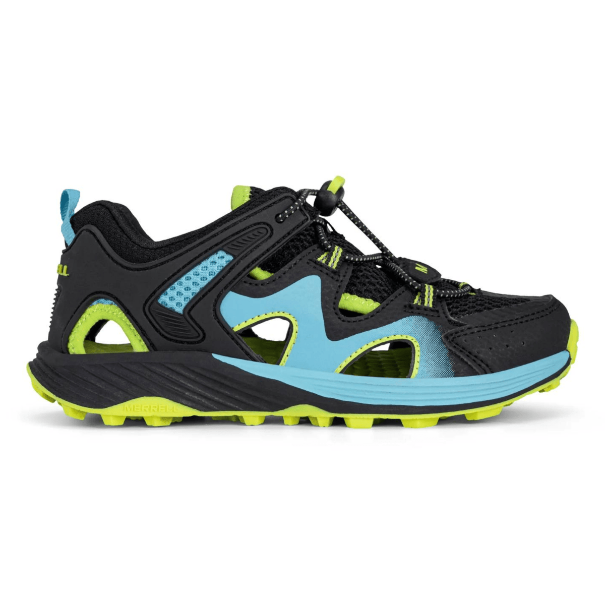 Merrell Boys Hydro Force Black/Blue/Lime - 1105084 - Tip Top Shoes of New York