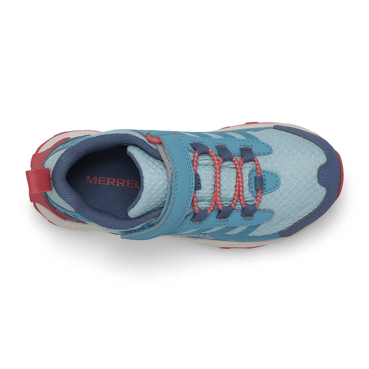 Merrell Kid's Moab Speed 2 Low A/C Turquoise/Coral Waterproof - 1091962 - Tip Top Shoes of New York
