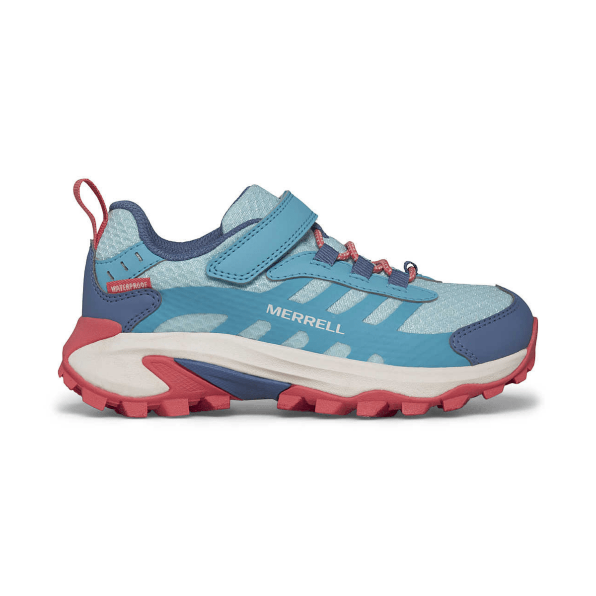 Merrell Kid's Moab Speed 2 Low A/C Turquoise/Coral Waterproof - 1091962 - Tip Top Shoes of New York