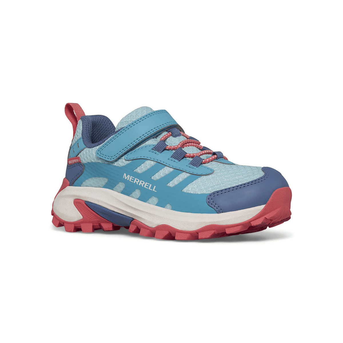 Merrell Kid's Moab Speed 2 Low A/C Turquoise/Coral Waterproof - 1091962 - Tip Top Shoes of New York