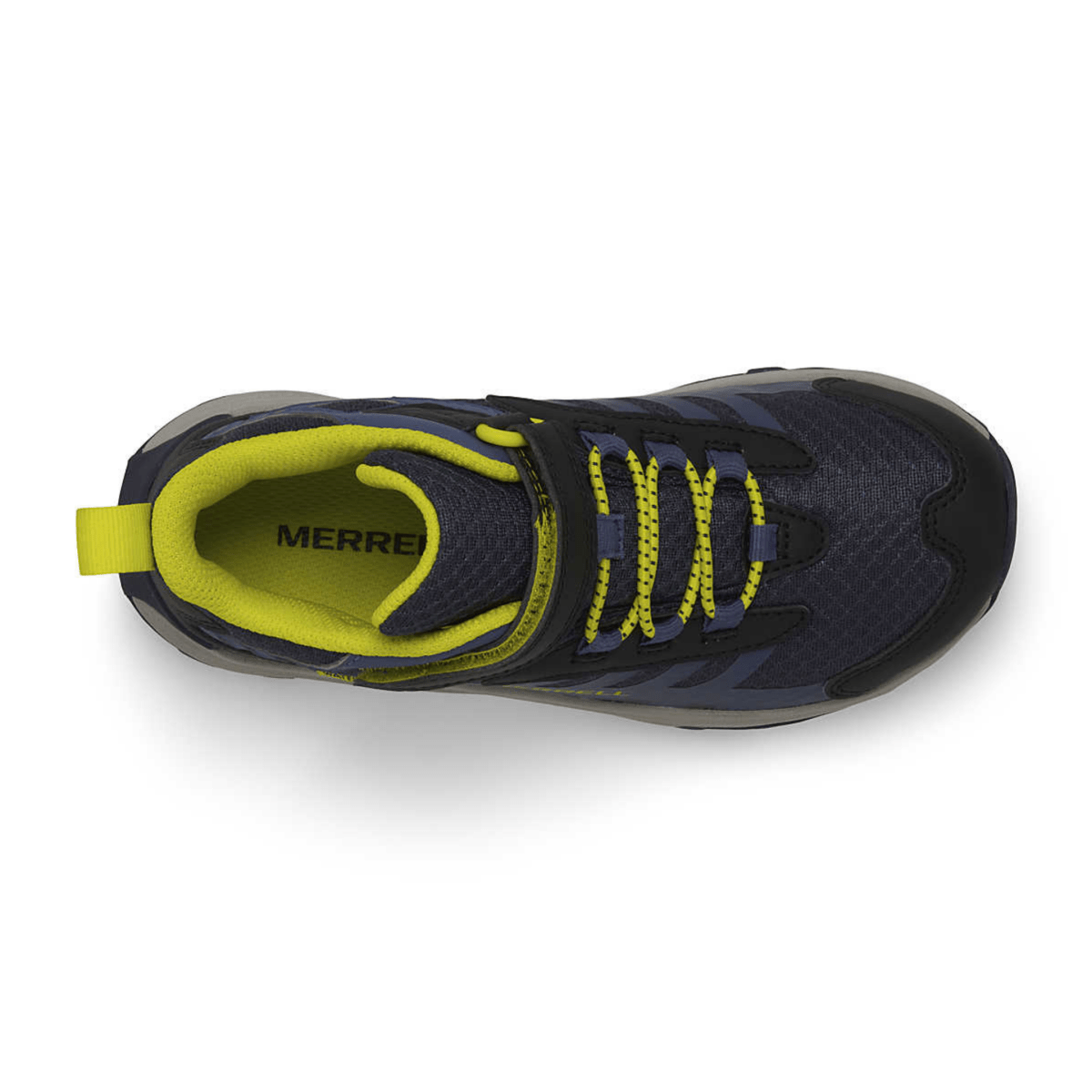 Merrell Kid's Moab Speed Mid 2 A/C Navy/Hi Vis Waterproof - 1087210 - Tip Top Shoes of New York