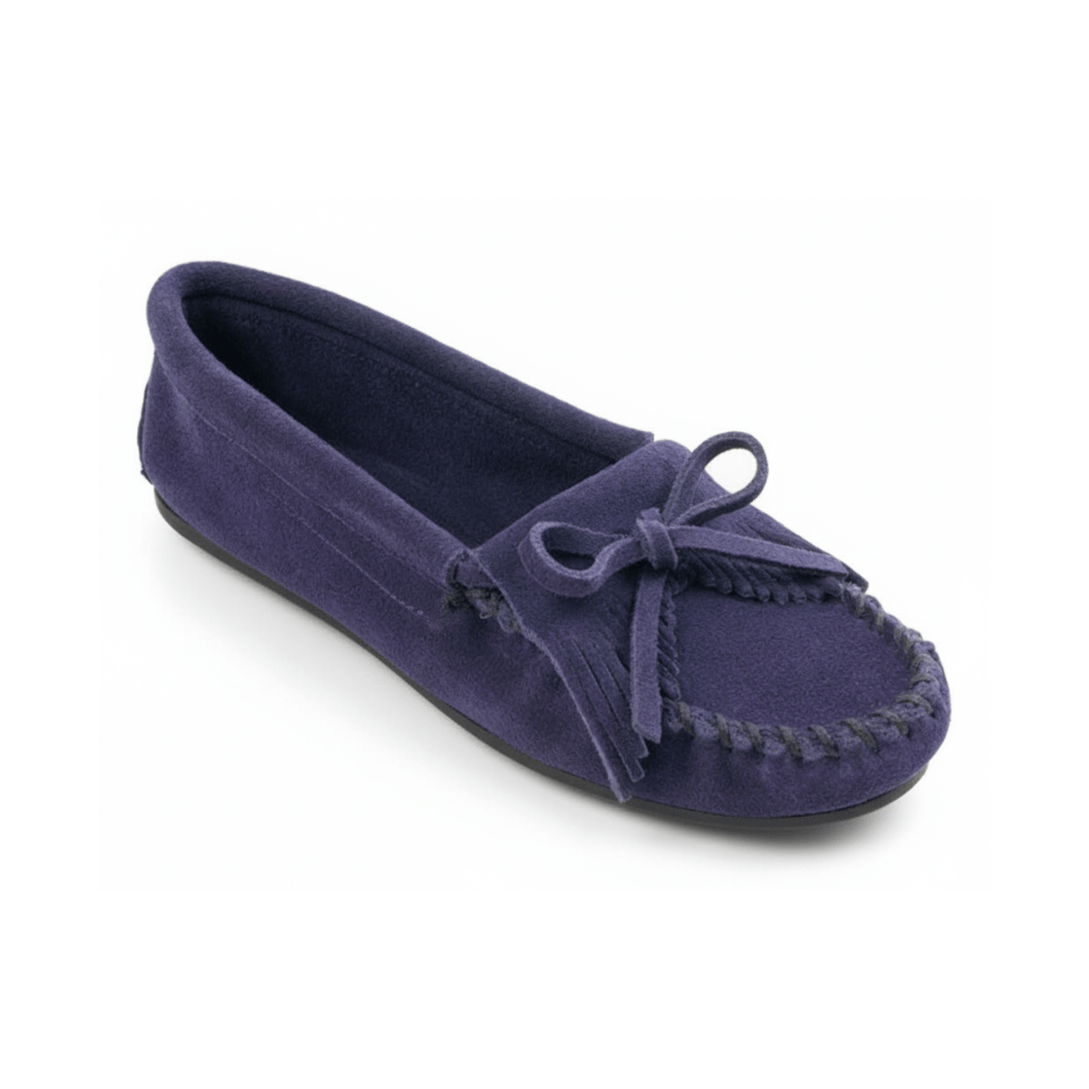 Minnetonka Women's 409T Kilty Navy Suede - 1026463 - Tip Top Shoes of New York