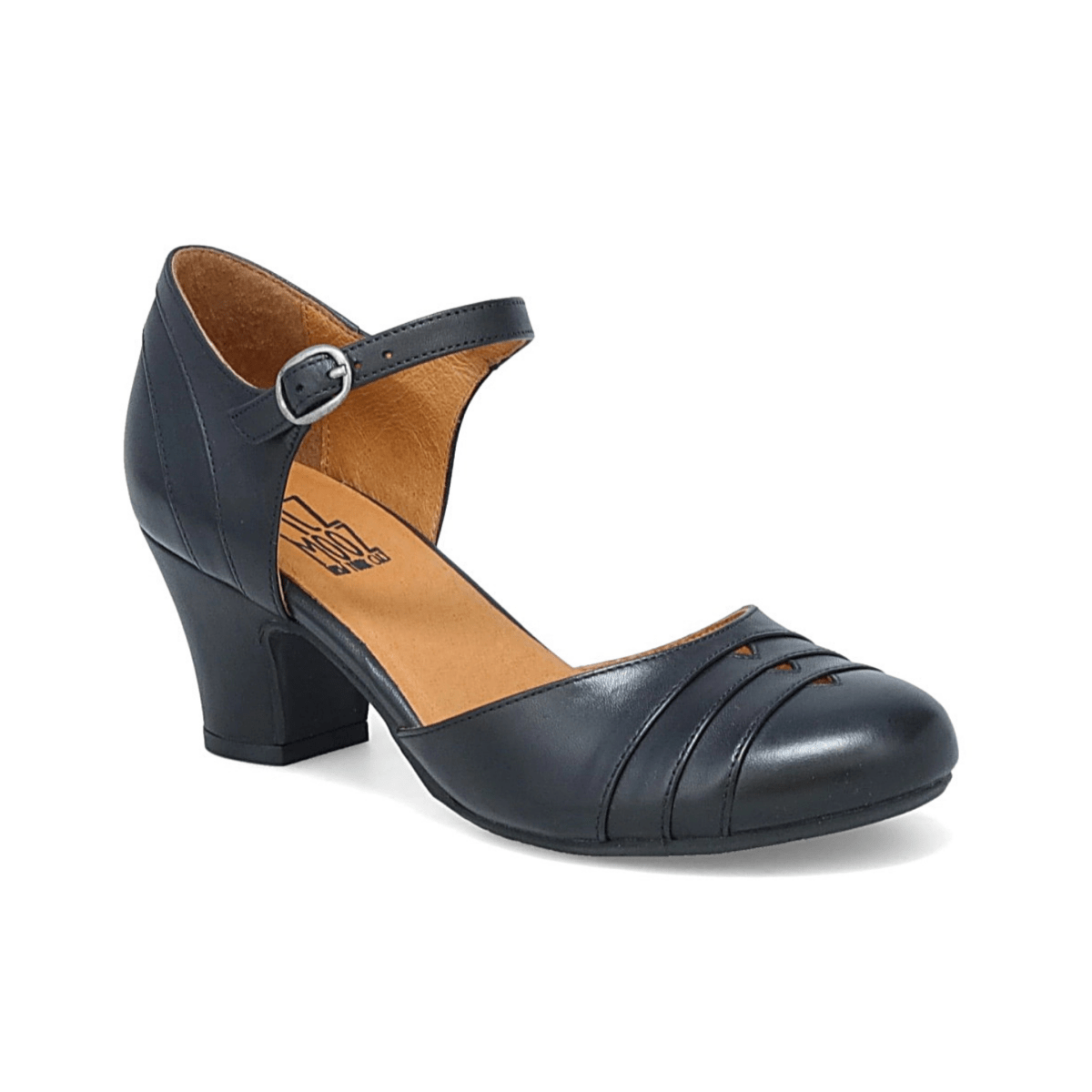 Miz Mooz Women's Frenchy Black Leather - 9025226 - Tip Top Shoes of New York