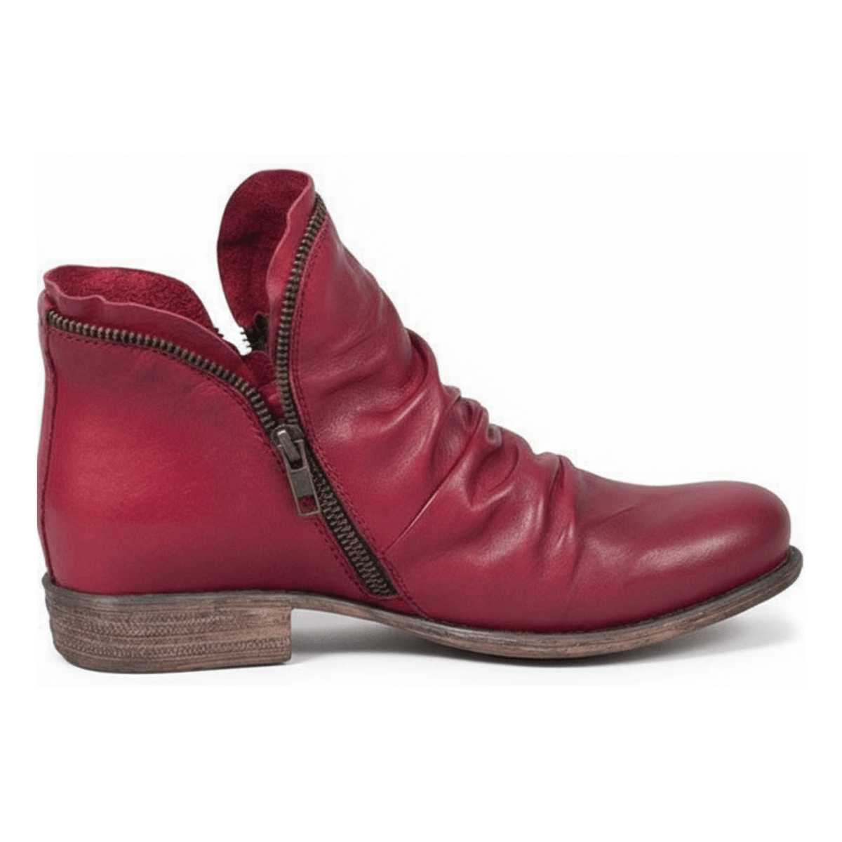 Miz Mooz Women's Luna Red Leather - 853492 - Tip Top Shoes of New York