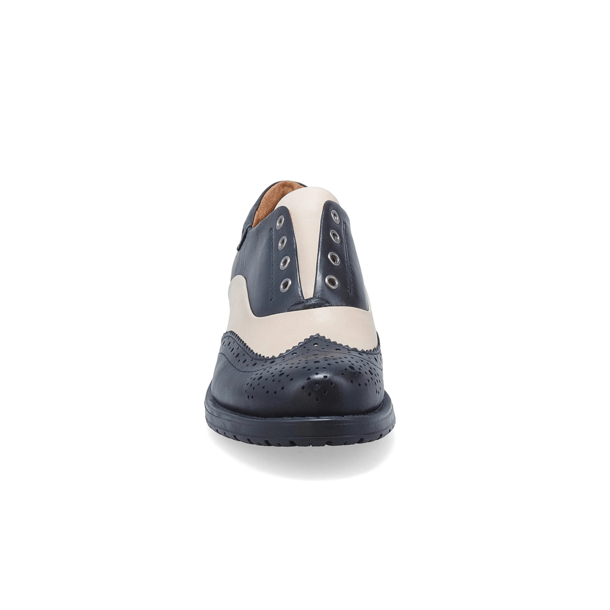 Miz Mooz Women's Peabody Black/Cream Leather - 9030991 - Tip Top Shoes of New York