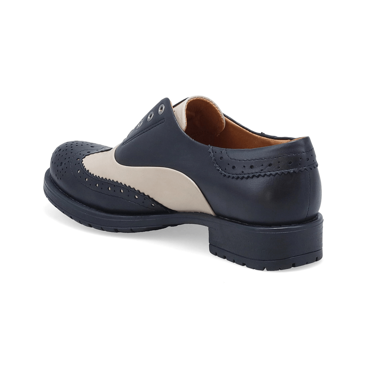 Miz Mooz Women's Peabody Black/Cream Leather - 9030991 - Tip Top Shoes of New York