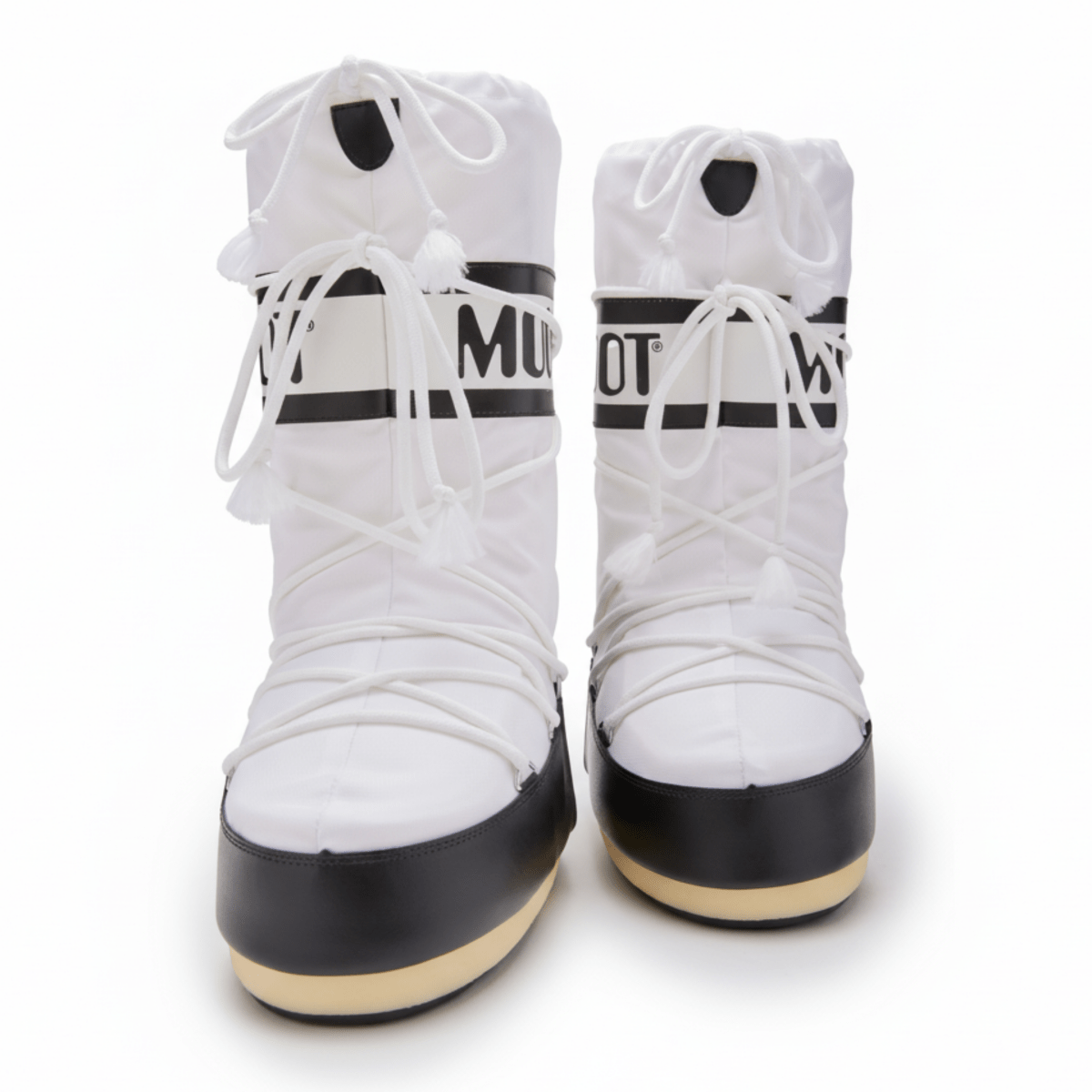 Moon Boot Girls' Icon Black/White Nylon - 1099703 - Tip Top Shoes of New York