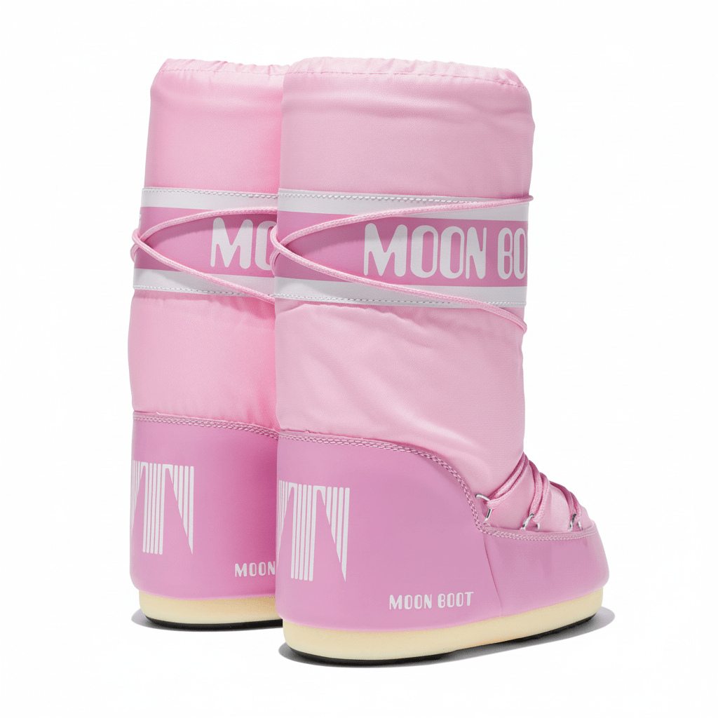 Moon Boot Girls' Icon Pink Nylon - 1099696 - Tip Top Shoes of New York