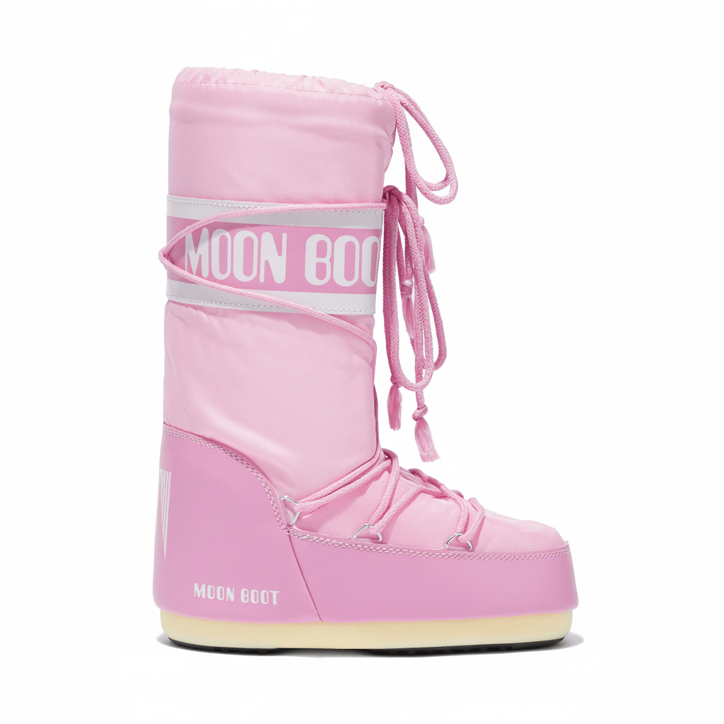 Moon Boot Girls' Icon Pink Nylon - 1099696 - Tip Top Shoes of New York