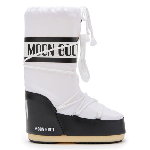 Moon Boot Women's Icon Black/White Nylon - 3017141 - Tip Top Shoes of New York