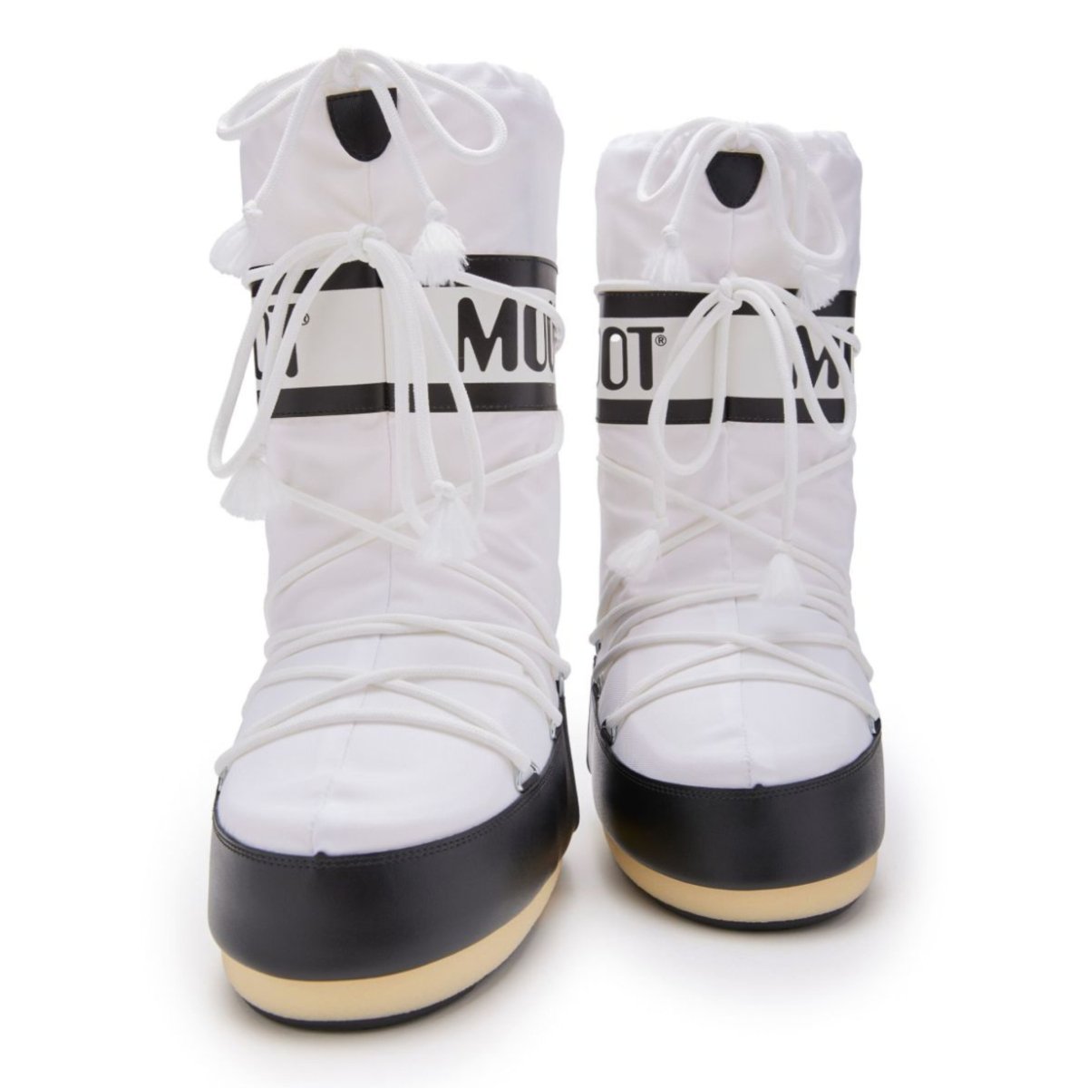 Moon Boot Women's Icon Black/White Nylon – Tip Top Shoes of New York
