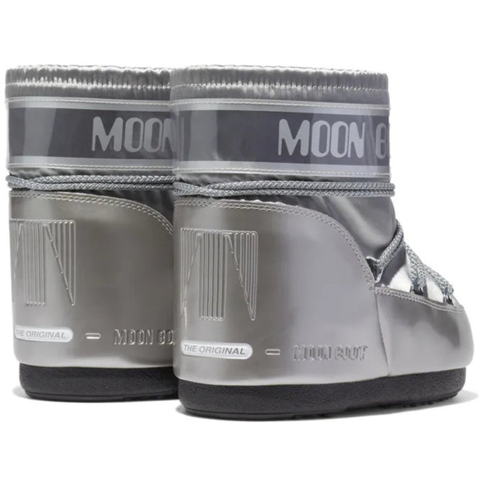 Moon Boot Women's Icon Low Glance Silver Satin - 3017135 - Tip Top Shoes of New York