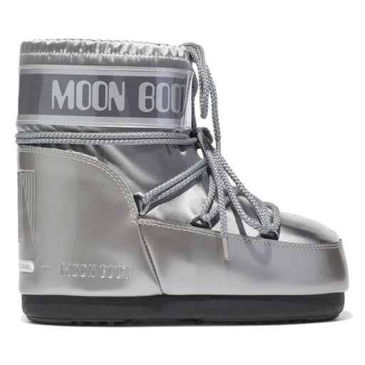 Moon Boot Women's Icon Low Glance Silver Satin - 3017135 - Tip Top Shoes of New York