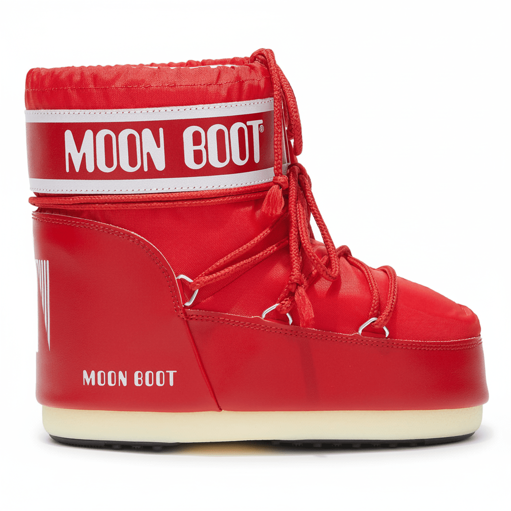 Moon Boot Women's Icon Low Red Nylon - 9025111 - Tip Top Shoes of New York