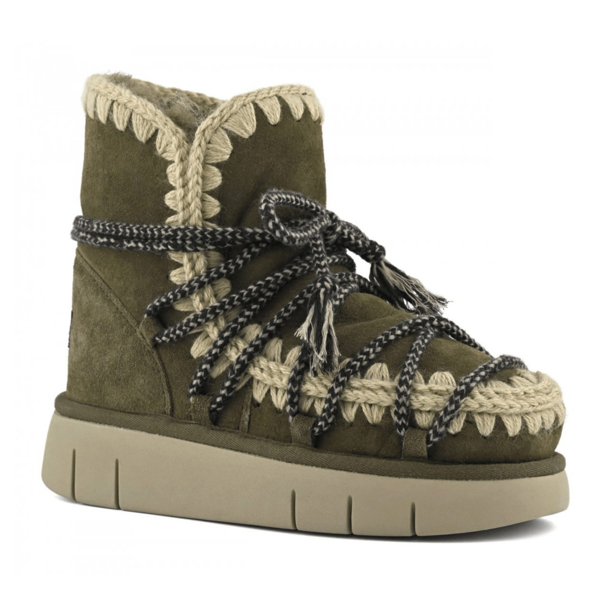 MOU Women's Bounce Boot Scoubidou Lace Moos - 9026990 - Tip Top Shoes of New York