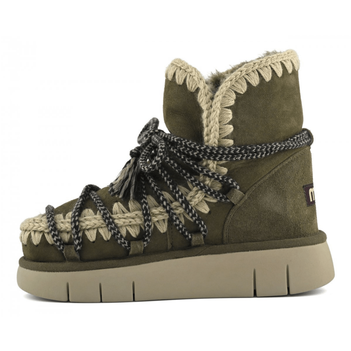 MOU Women's Bounce Boot Scoubidou Lace Moos - 9026990 - Tip Top Shoes of New York