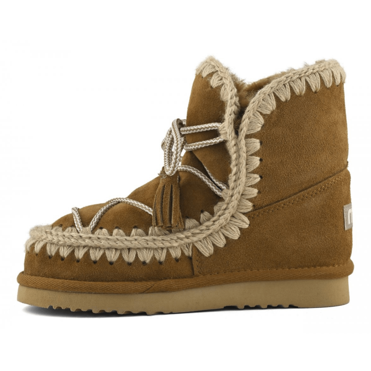 MOU Women's Eskimo 18 Scoubidou Lace Cognac Suede - 9026969 - Tip Top Shoes of New York