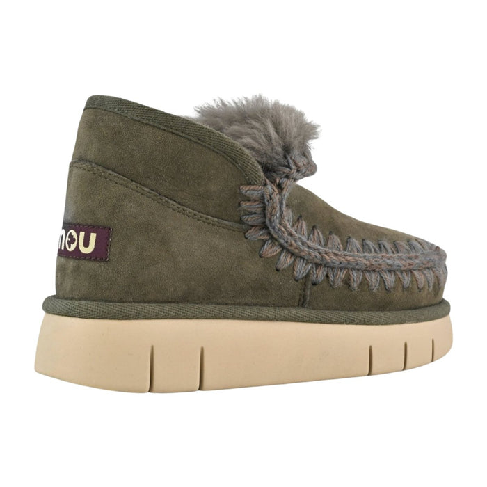 MOU Women's Eskimo Bounce Sneaker Black/Olive - 1088498 - Tip Top Shoes of New York