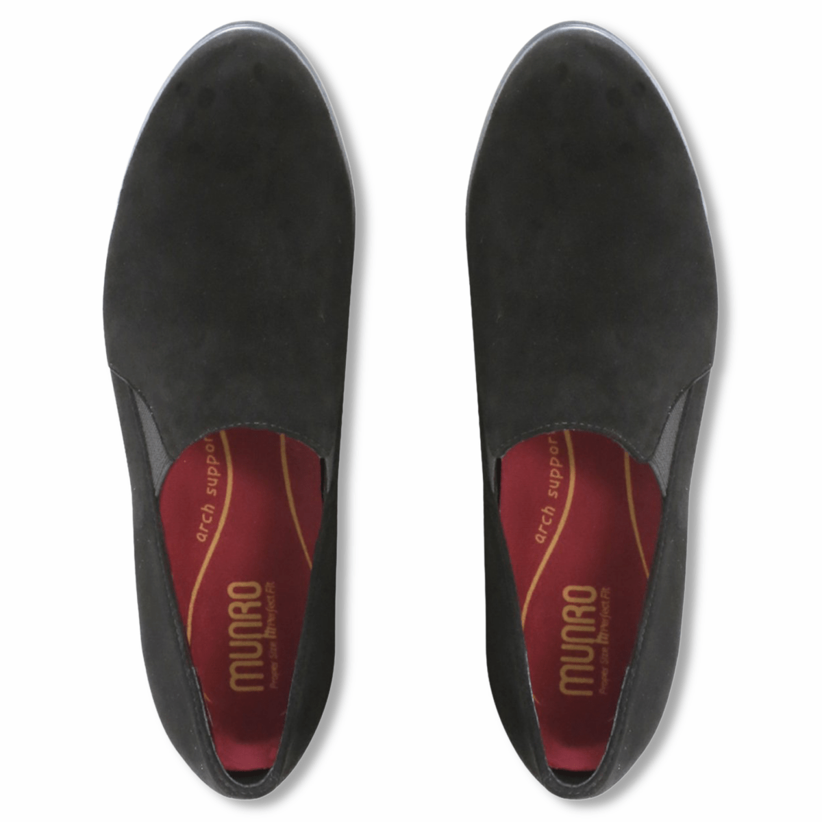 Munro Women's Kam Black Suede - 9015806 - Tip Top Shoes of New York