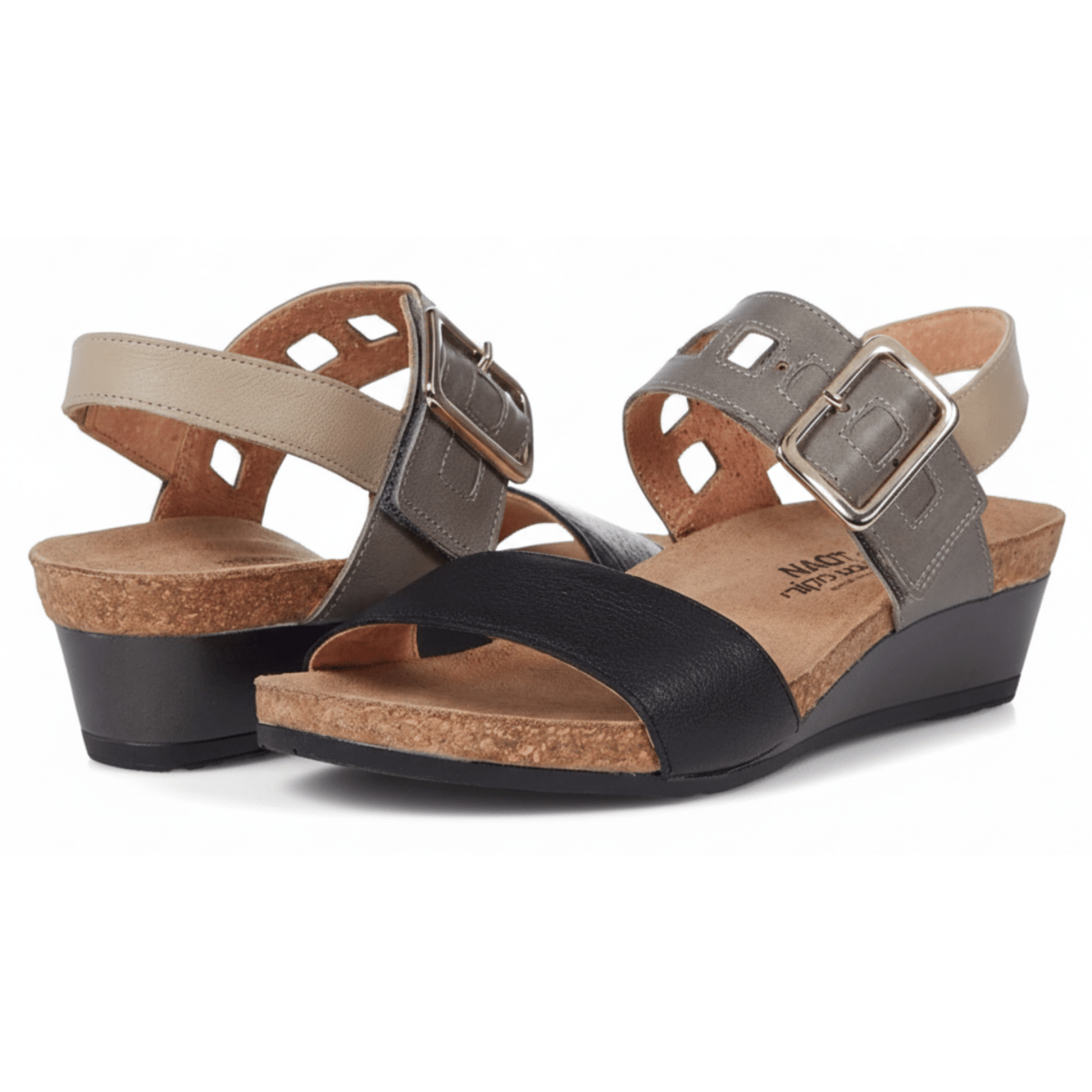 Naot Women's Dynasty Black/Grey - 9006469 - Tip Top Shoes of New York