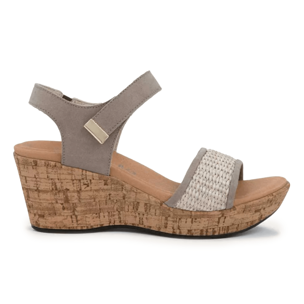 Naot Women's Summer Raffia Stone Nubuck/Sand Raffia - 9029092 - Tip Top Shoes of New York