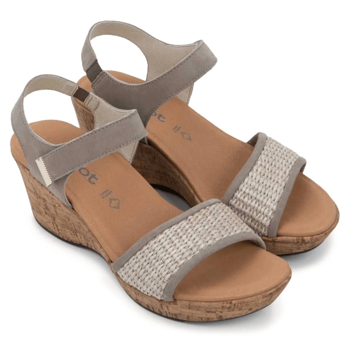 Naot Women's Summer Raffia Stone Nubuck/Sand Raffia - 9029092 - Tip Top Shoes of New York